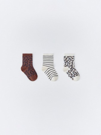 набор из 3 пар носков для девочек - детская одежда, обувь и аксессуары для всех возрастов жаккардовая 