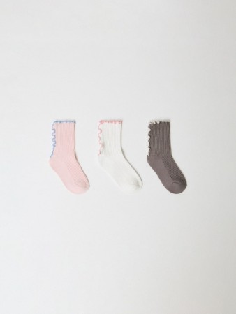 набор из 3 пар носков для девочек - детская одежда, обувь и аксессуары для всех возрастов длинная 