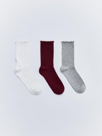 набор из 3 пар носков для девочек - носки, чулки и колготки российские 