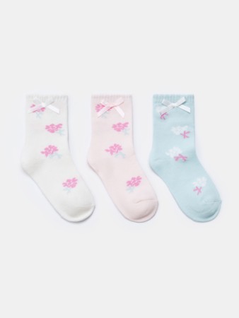 набор из 3 пар носков для девочек - детская одежда, обувь и аксессуары со стопперами 