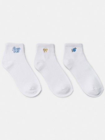 набор из 3 пар носков для девочек - детская одежда, обувь и аксессуары для всех возрастов российская 