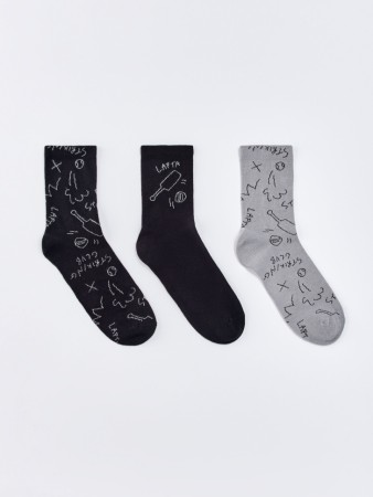 набор из 3 пар носков для мальчиков - носки, чулки и колготки жаккардовые 