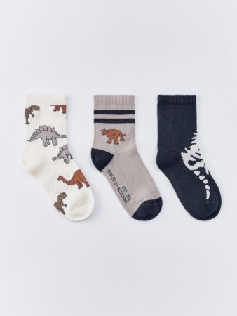 набор из 3 пар носков для мальчиков - носки жаккардовые 