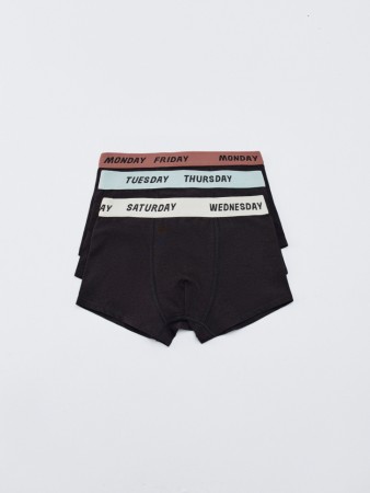 набор из 3 трусов-боксеров для мальчиков - детская одежда, обувь и аксессуары жаккардовая 