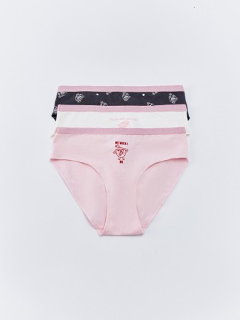 набор из 3 трусов-слипов для девочек  x смешарики - детская одежда российская 