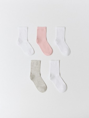 набор из 5 пар носков для девочек - носки, чулки и колготки трикотажные 