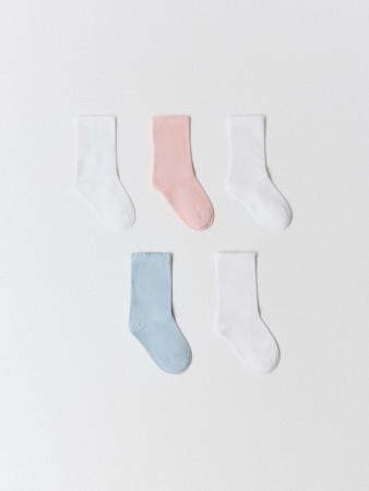 набор из 5 пар носков для девочек - детские носки, чулки и колготки для детей 