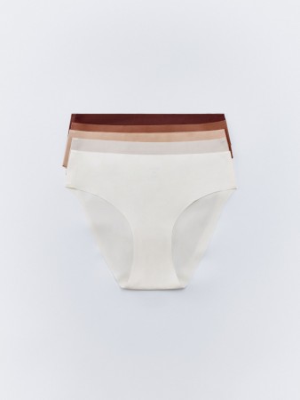 набор из 5 трусов-слипов - женская одежда из микрофибры 