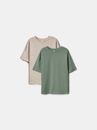 набор из базовых 2 футболок детских - детская одежда российская 