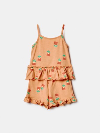 набор из топа и шорт для девочек фотография