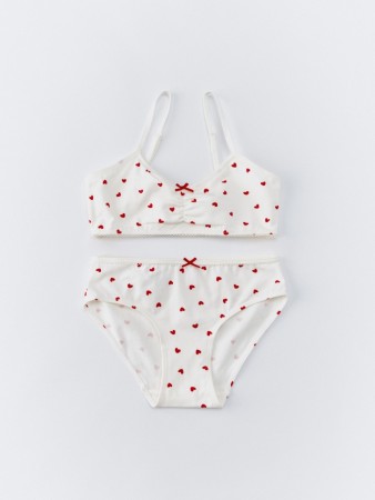 набор из топа и трусов-слипов с принтом для девочек - детская одежда, обувь и аксессуары для всех возрастов тонкая 