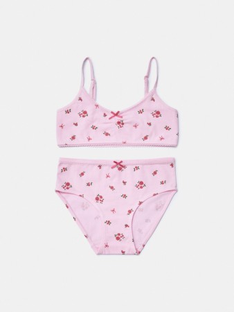 набор из топа и трусов-слипов с принтом для девочек - детская одежда, обувь и аксессуары для всех возрастов недорогая 