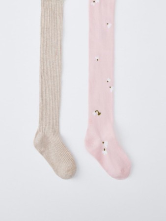 набор колготок для девочек, 2 шт. - детские колготки