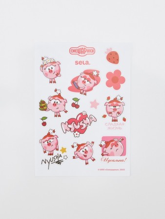 набор наклеек детский из коллекции  x смешарики - детская одежда, обувь и аксессуары для всех возрастов для детей 
