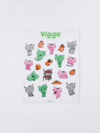 набор наклеек с вигге для детей - детская одежда, обувь и аксессуары для всех возрастов дешевая 