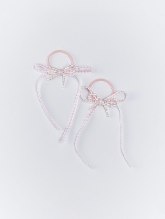 набор резинок с бантиками для девочек фотография