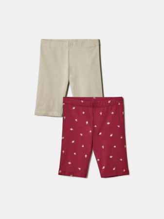 набор велосипедок для девочек, 2 шт. - детская одежда sela 