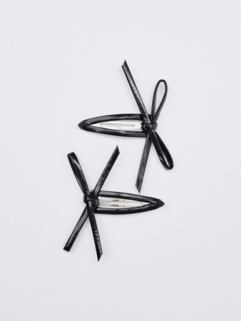 набор заколок для волос с бантиками для девочек, 2 шт. фотография