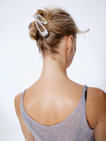 набор заколок для волос со стразами - женские аксессуары для волос