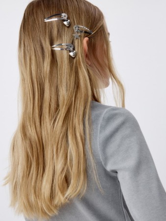 набор заколок клик-клак для девочек, 3 шт. - детская одежда, обувь и аксессуары для всех возрастов меховая 