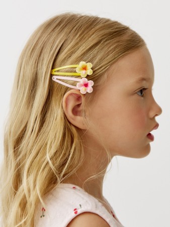 набор заколок клик-клак для девочек, 3 шт. - детская одежда, обувь и аксессуары для всех возрастов