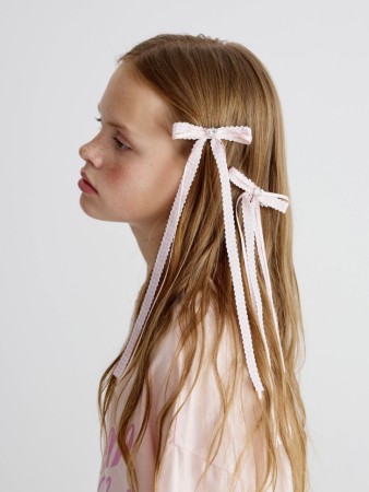 набор заколок с бантиками для девочек - детские аксессуары с бантом 