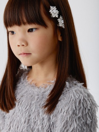 набор заколок снежинок для девочек - детская одежда, обувь и аксессуары новогодняя 