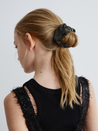 нарядная резинка для волос со стразами для девочек - детская одежда, обувь и аксессуары текстильная 