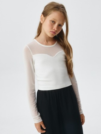 нарядный лонгслив для девочек фотография