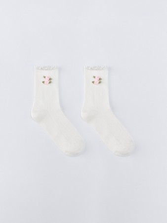 носки с декором для девочек - носки, чулки и колготки длинные 