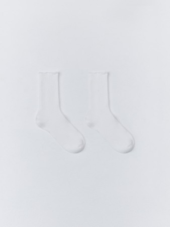 носки с фигурной окантовкой - женская одежда длинная 