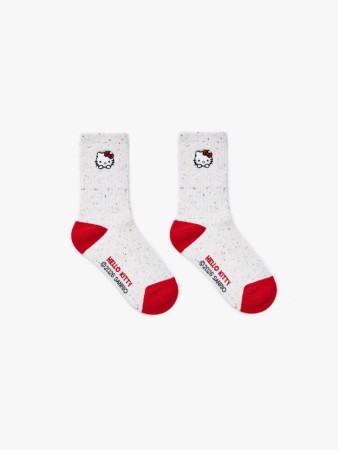 носки с вышивкой hello kitty - носки