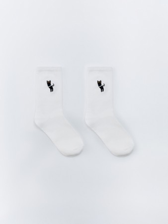 носки с вышивкой фотография