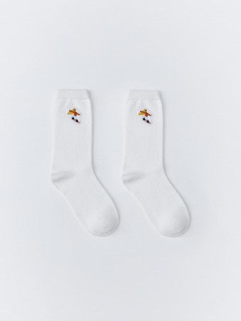 носки с вышивкой фотография