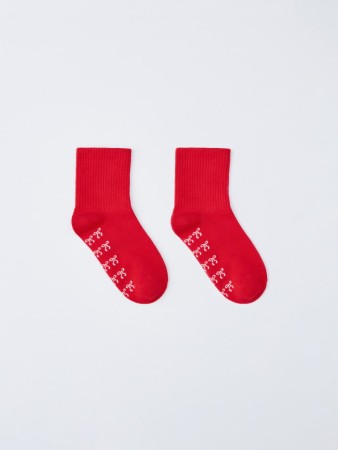 носки с жаккардовым принтом в рубчик - носки, чулки и колготки с принтом 