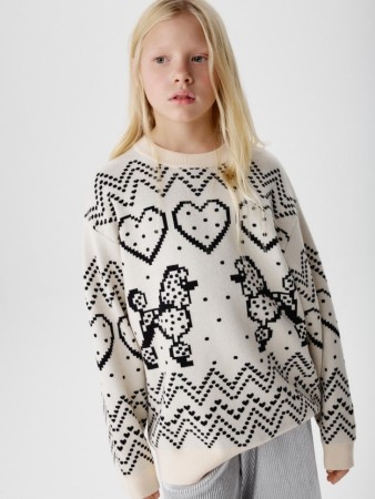 новогодний вязаный джемпер для девочек - детская одежда, обувь и аксессуары для всех возрастов