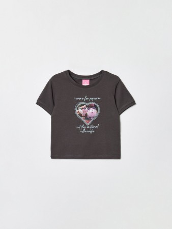 облегающая футболка для девочек  x смешарики фотография