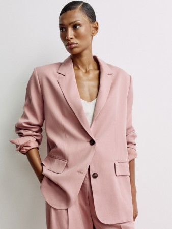 однобортный жакет из тенселя премиум качества - женская одежда, обувь и аксессуары из тенселя 