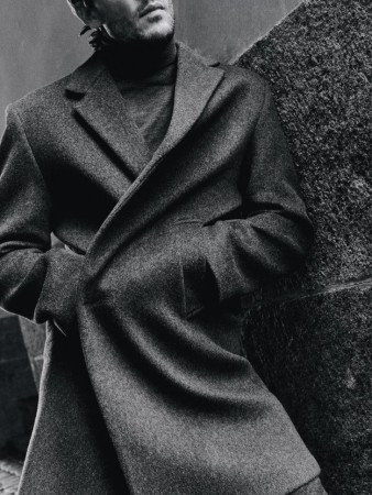 пальто из смесовой шерсти премиум качества - мужские пальто удлиненные 