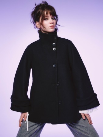 пальто оверсайз с содержанием шерсти из линейки  young - одежда, обувь и аксессуары для старшеклассников