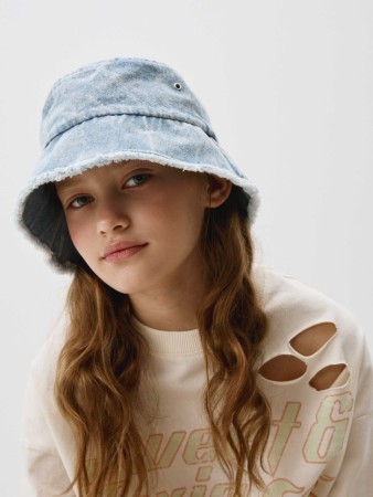 панама джинсовая детская - аксессуары для девочек 