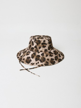 панама с леопардовым принтом - панамы