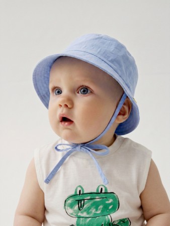 панама с завязками для малышей - аксессуары хлопковые 