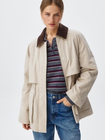 парка из твилла с жатым эффектом - женская верхняя одежда синтепоновая 