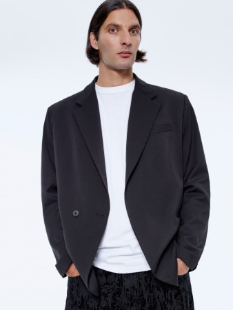 пиджак со смещенной потайной застежкой - мужская одежда российская 