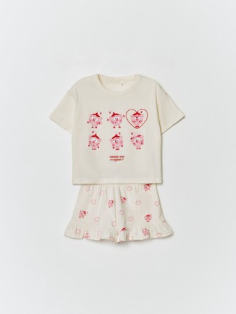 пижама для девочек с принтом  x смешарики фотография