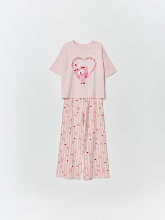 пижама для девочек с принтом  x смешарики - детская одежда для детей 