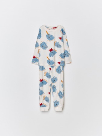 пижама с новогодним принтом для мальчиков - детские пижамы