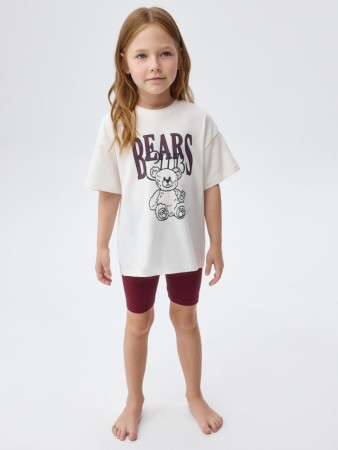 пижама с принтом для девочек - детские пижамы