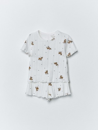 пижама с принтом для девочек - детские пижамы